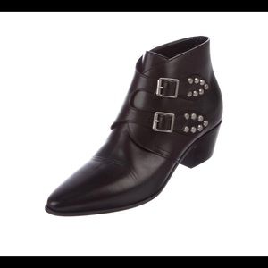 Saint Laurent leather ankle boots